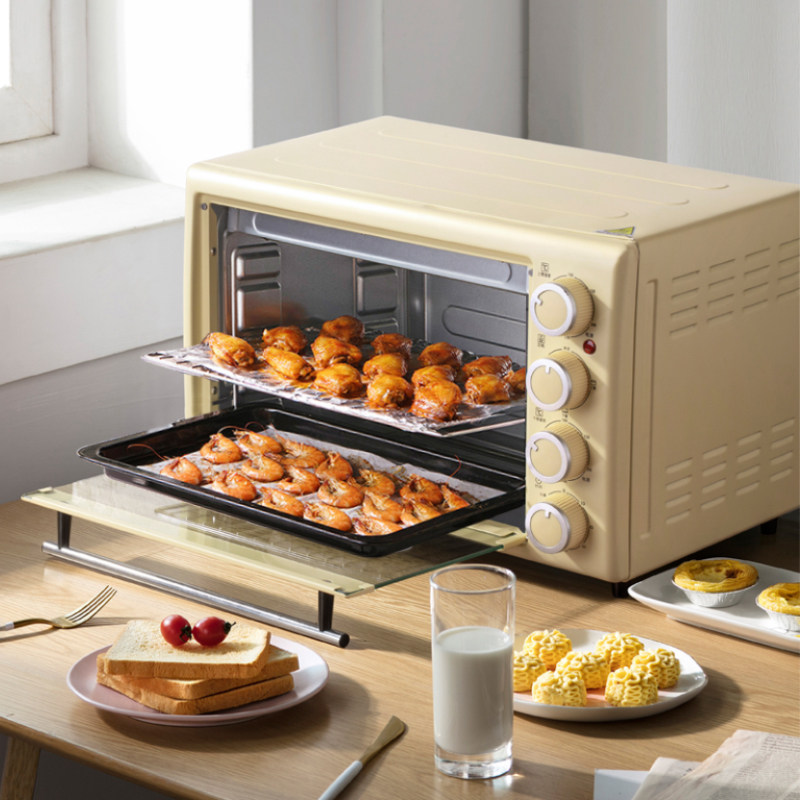 小熊烤箱家用烘培全自动30升大容量蛋糕面包多功能迷你小型电烤箱