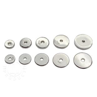 s925新款 纯银隔片直切隔片超薄文玩配饰手串实心隔片林里金属垫片