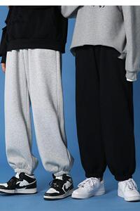 2021春新款运动裤纯色宽松束脚卫裤情侣休闲裤XZ-221-1