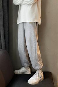 主推 春新款中性运动裤休闲裤ins印花长裤XZ-221-1图片