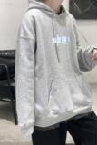 2021春新款七彩反光字母情侣宽松连帽卫衣外套xz-221-1-W300，男装卫衣，星座221-1