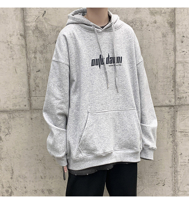 2021春新款七彩反光字母情侣宽松连帽卫衣外套xz-221-1-W300,男装卫衣,星座221-1