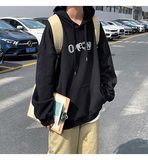 春季连帽卫衣宽松中性韩版慵懒风外套情侣上衣XZ221-1-W311，男装卫衣，星座221-1