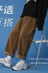 2021春新款超爆复古灯芯绒休闲裤XZ-221-1