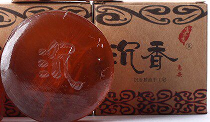 越南进口沉香精油皂手工纯天然洁面香皂直销洁面100克