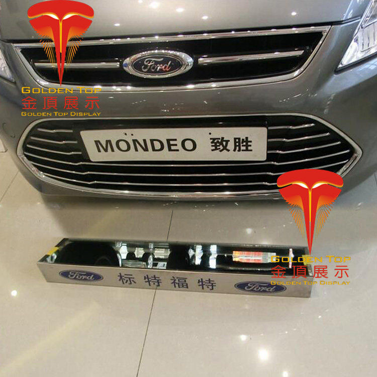 byd丰田汽车底盘镜发动机底盘汽车底部结构检测检查不锈钢展示台