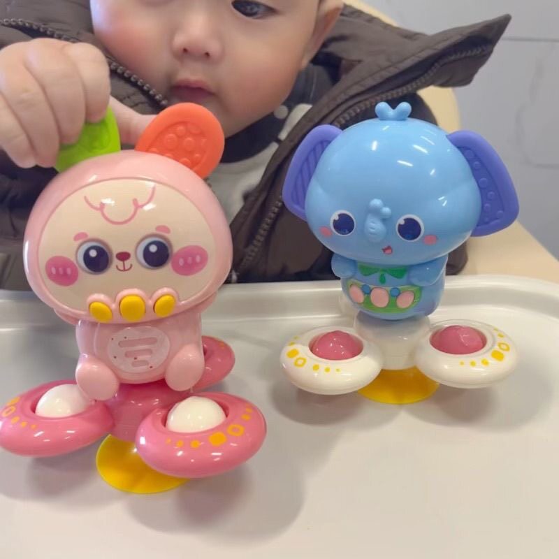 宝宝餐椅餐桌吸盘玩具0一1岁婴儿6卡通转转乐3个月以上8益智2早教