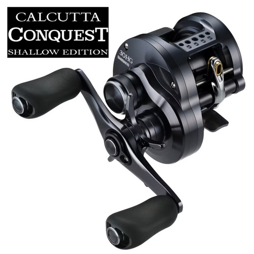 禧玛诺24款CALCUTTA CONQUEST SHALLOW EDITION CQ30/31HG鼓轮