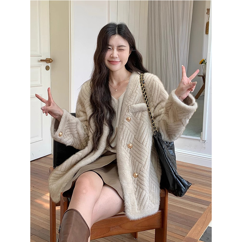 环保皮草外套女冬季2025