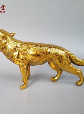 狼工艺品铜铜狼工艺品装饰摆件