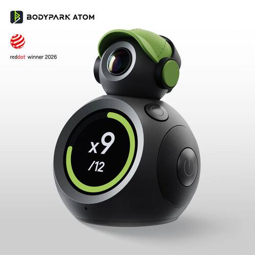 BodyPark ATOM智能健身运动伴侣 AI纠正语音自动计数训练居家便携