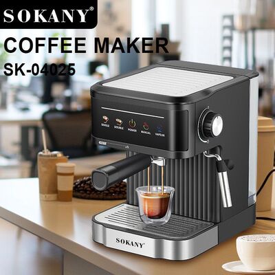 SNY04025家用意式咖啡机半自动蒸汽触屏浓缩咖啡机coffeemaker