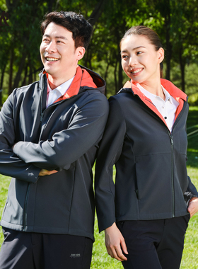 建侬男女款舒适加绒软壳外套F6571/72