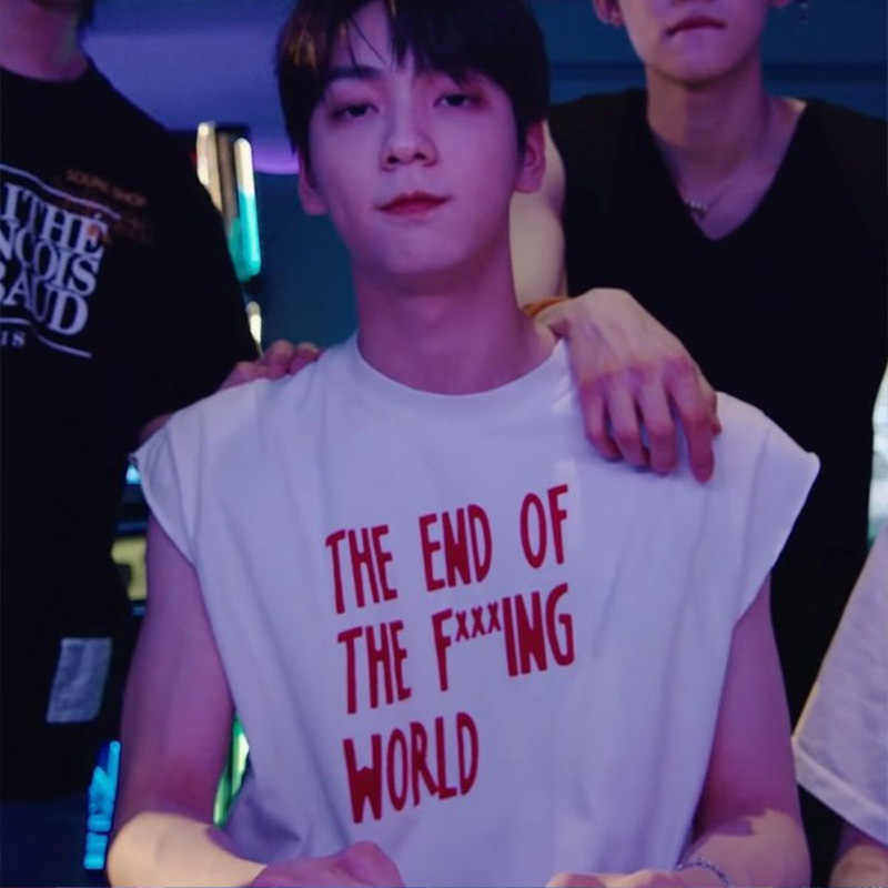 英剧 去他妈的世界短袖t恤男Soobin崔秀彬同款美剧周边衣服纯棉夏