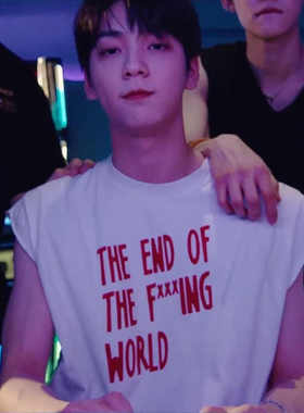 英剧 去他妈的世界短袖t恤男Soobin崔秀彬同款美剧周边衣服纯棉夏