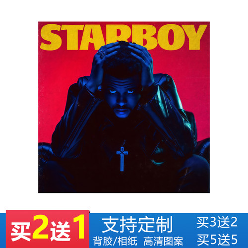 The Weeknd威肯专辑封面海报盆栽哥欧美歌手壁画复古唱片墙贴纸
