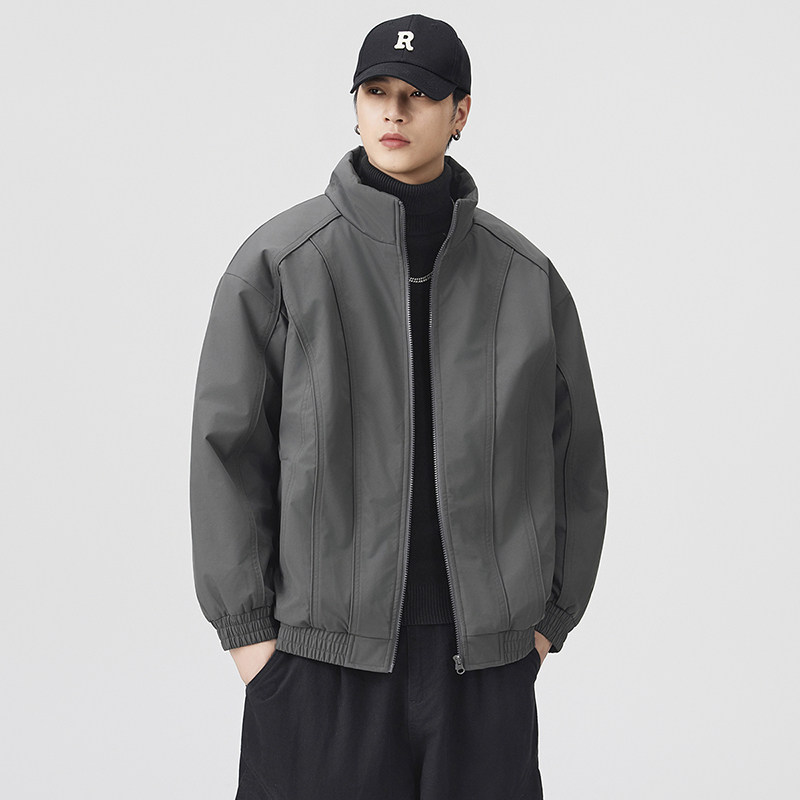 宽松面包服立领加厚棉袄保暖外套