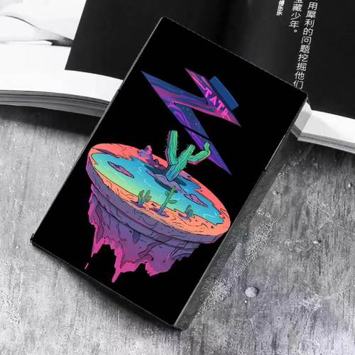 烟盒男士按压变形自动涂鸦炫彩防塑料烟盒女士防潮外贸中国可以无