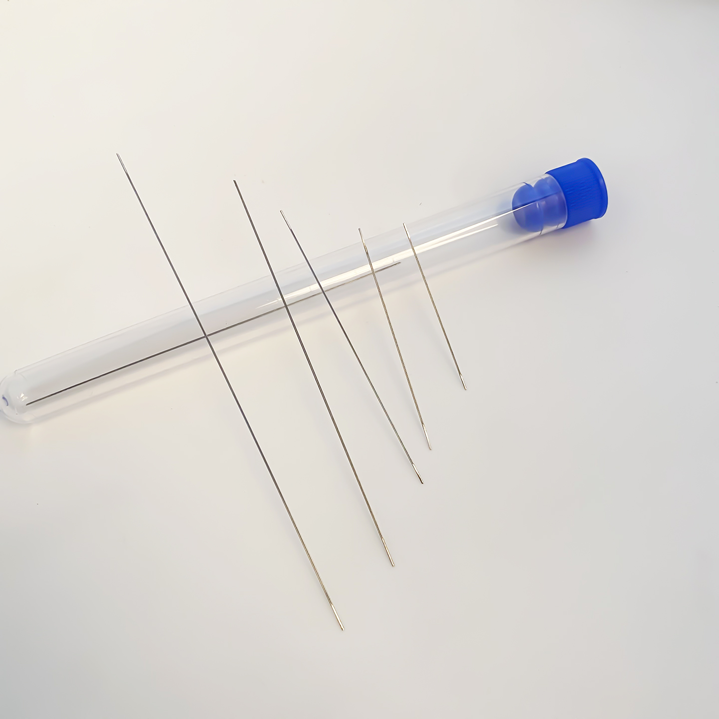 开口针串珠引线diy手工穿珠项链佛珠珍珠米珠特细针穿珠工具配件