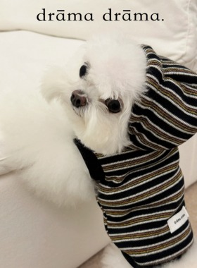 drama 秋冬新品米尼绒连帽衫卫衣宠物保暖衣服猫咪狗狗小型犬比熊