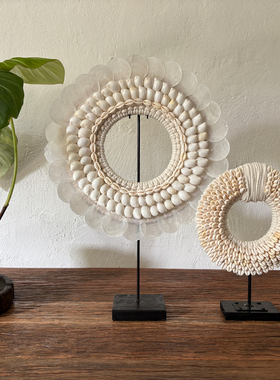 北欧风天然贝壳创意装饰摆件