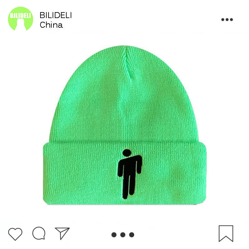 碧梨的梨国潮牌billieeilish同款针织帽男女网红帽子街头嘻哈冷帽
