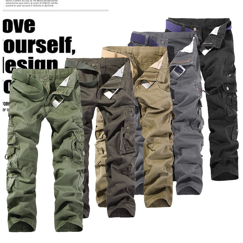 Men's cargo pants trousers 男款多口袋工装裤水洗热卖工装长裤|ruв категории Мужская одежда, брюки - от Buy2taobao.com для оказания профессиональной услуги покупки агента Taobao
