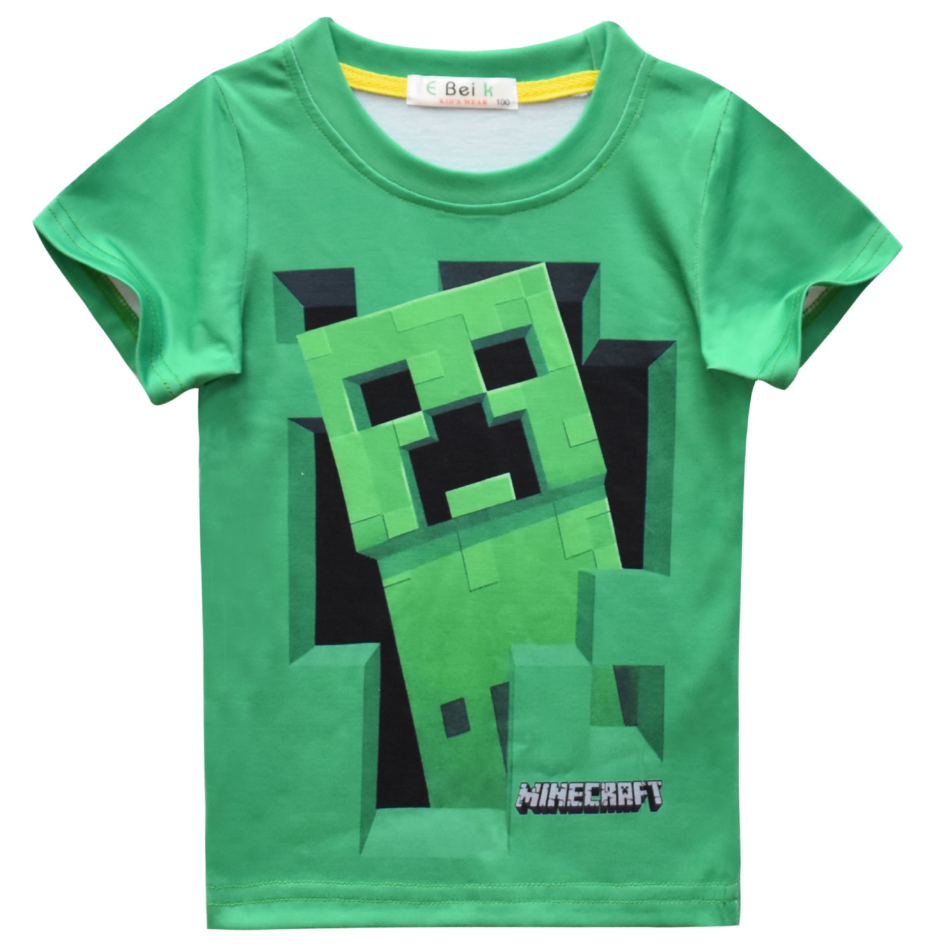 我的世界minecraft男孩短袖T恤