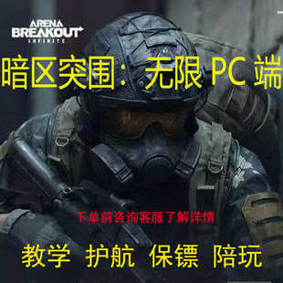 暗区突围护航PC端无限金币钻石保险箱护航保镖教学物资科恩币打手