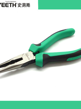 史易斯德式专业尖嘴钳 镍铬合金钢 电工钳非绝缘331016