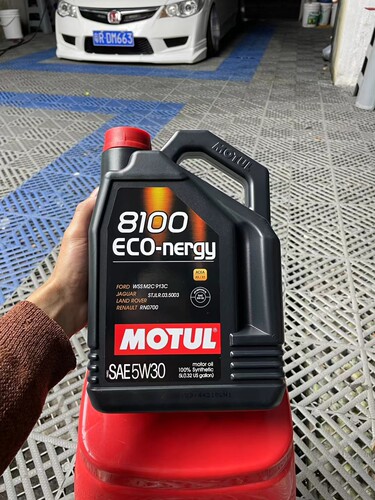 正品摩特5W30全合成机油8100ECO-nergy 5升装 A5/B5标准 原装进口