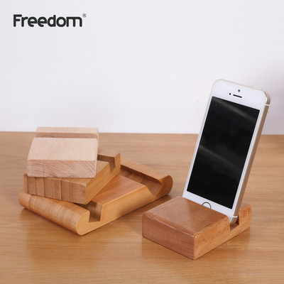 手机支架桌面木质通用平板