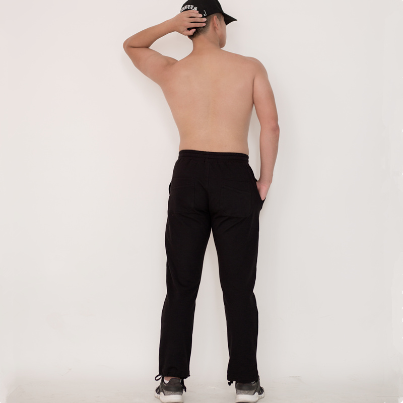 卫裤男纯棉弹力健身修身运动休闲裤小脚收口潮流原创春秋长裤男士