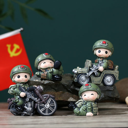 树脂特种兵系列摆件儿童房卧室