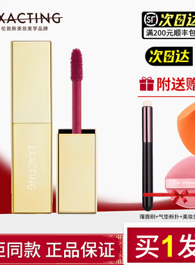Exacting/伊格媞伦敦丝绒唇釉口红持久显色持妆滋润专柜正品