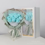 Мыло на день Святого Валентина с розой в составе, подарочная коробка, подарок на день рождения