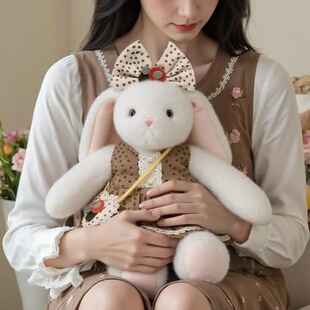 魔女宅急便兔兔长耳垂耳小白兔公仔玩偶儿童陪伴入睡玩偶跑跑兔