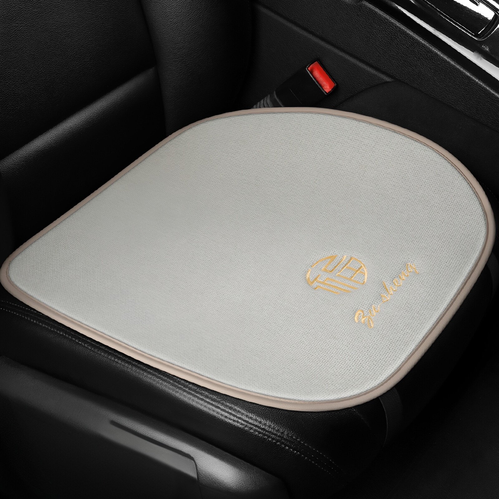 轩峰亚麻汽车座垫宝马3系专车专用四季通用防滑后排夏季单张座套