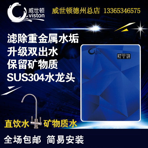 威世顿/viston正品0053型家用RO反渗透双出水净水器 出水直饮