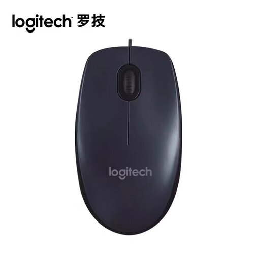 罗技M90有线鼠标办公170无线鼠标