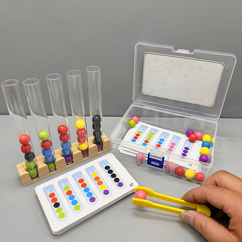 夾珠子專注力訓練精細動作玩具