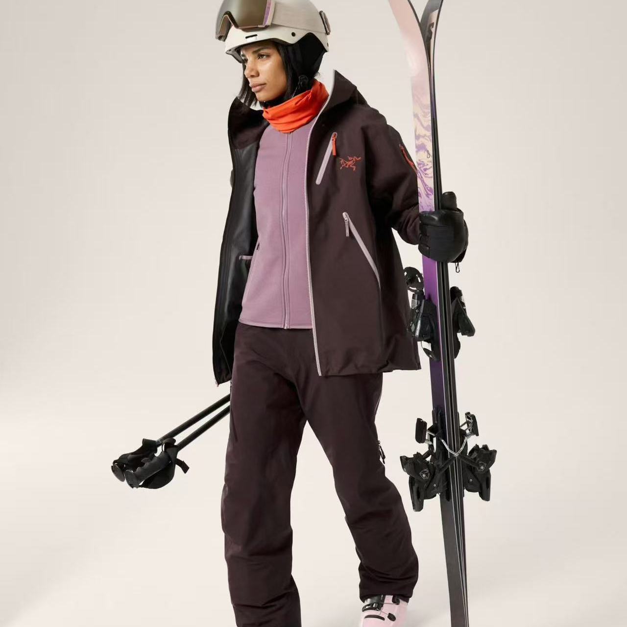 加拿大直邮始祖鸟女士NITA棉羽防水防风透气的GORE-TEX滑雪长裤