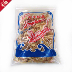 南澳海产原味辣味鱿鱼丝鱼条 墨鱼丝500g 休闲食品 海鲜零食 包邮