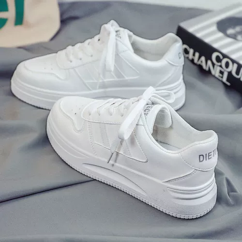 Белая спортивная летняя дышащая обувь, мягкая подошва