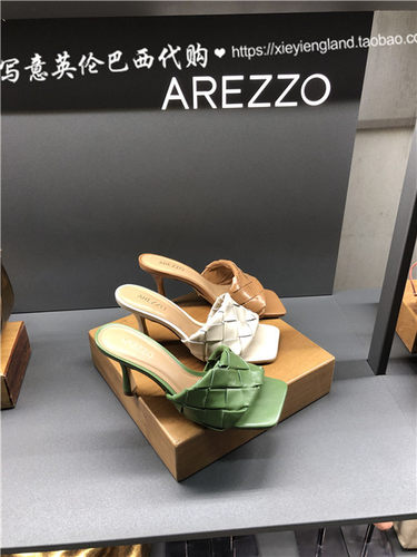 补货arezzo专柜正品代购菱格凉拖