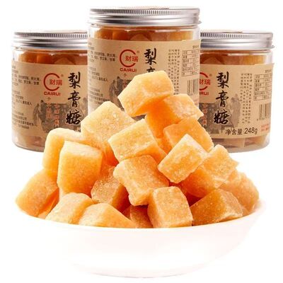 财瑞梨膏糖手工薄荷糖百草秋