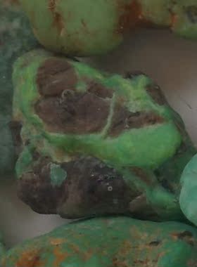 原矿 绿松石 美国名矿 Carico Lake