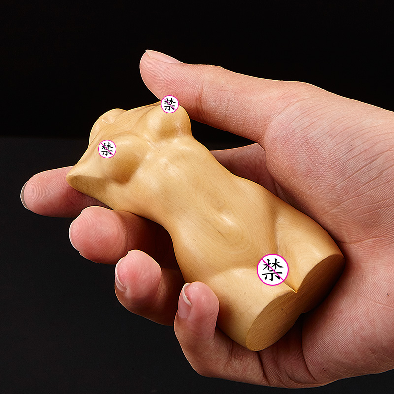 黄杨木实木工艺品人物摆件美女