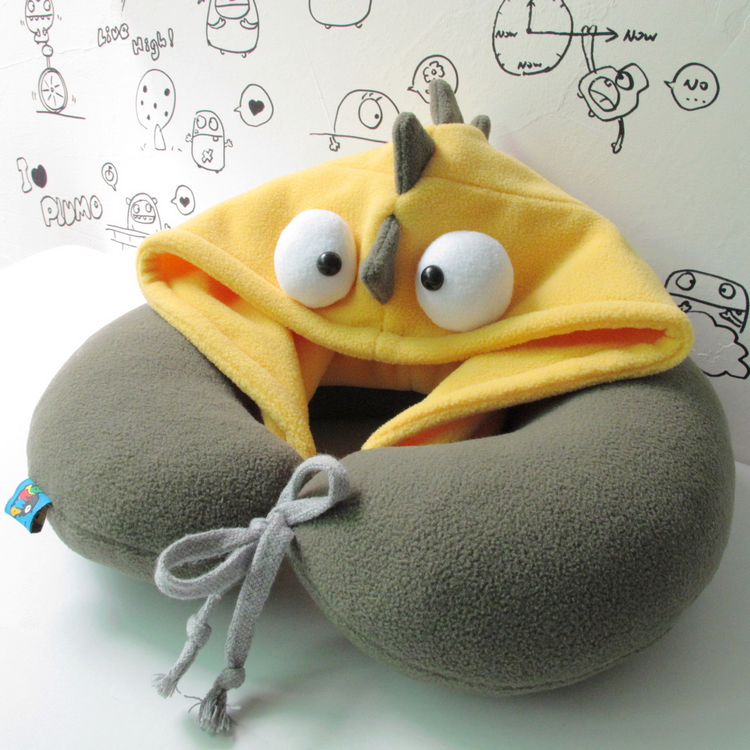 二十不惑皮洛姆可爱连帽U型枕