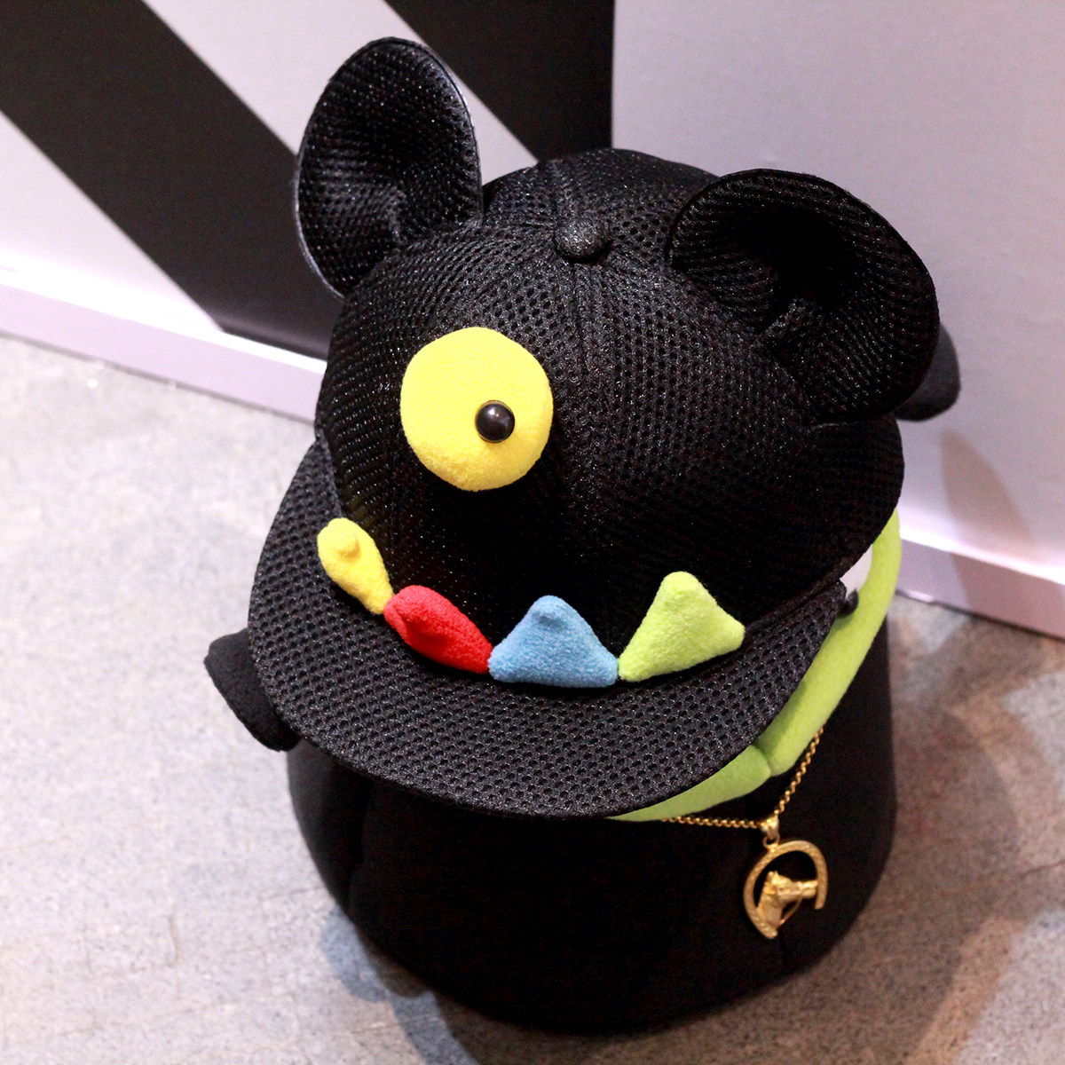 plumo皮洛姆亲子网眼透气遮阳帽子太阳帽宝宝春夏出游棒球帽 黑色